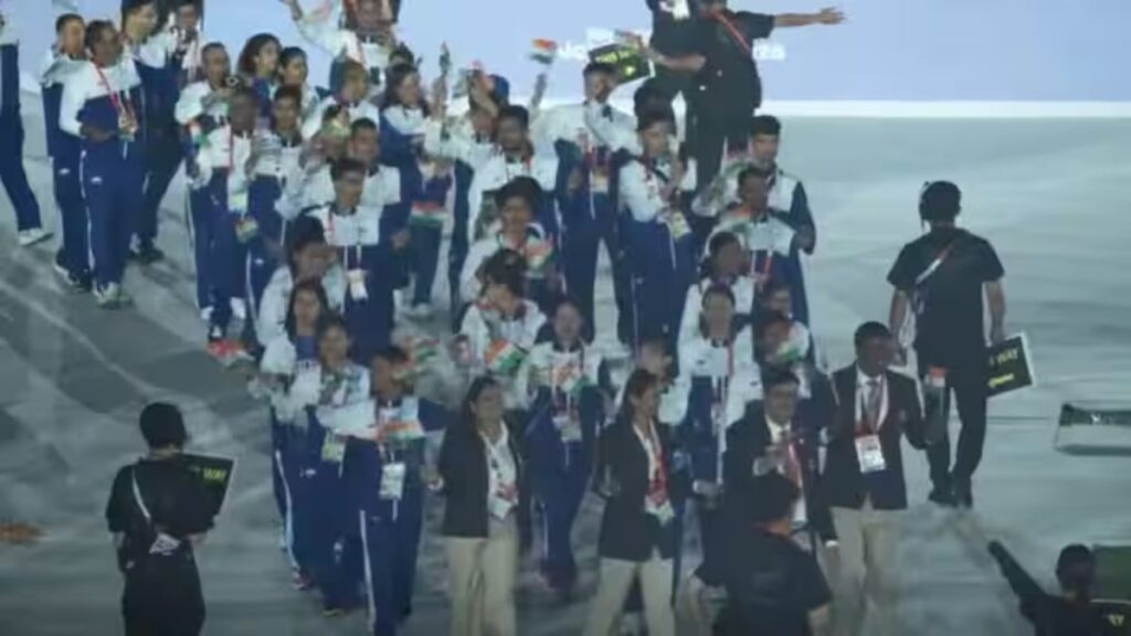 Asian Games 2026 : एशियन गेम्स 2026 की क्लोजिंग सेरेमनी में छाया भारत, तिरंगे के साथ खिलाड़ियों ने मनाया जश्न