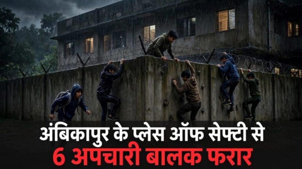 Chhattisgarh News: प्लेस ऑफ सेफ्टी में हंगामा कर भागे 6 बालक, गार्ड को कमरे में किया बंद