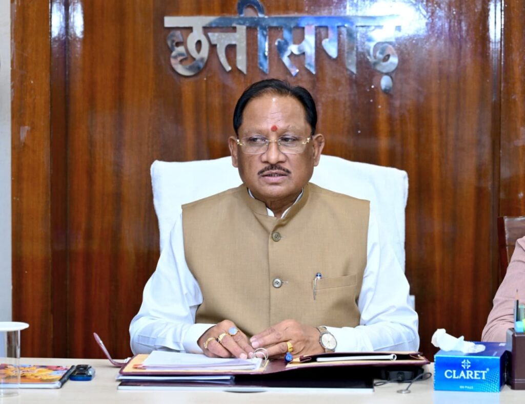मुख्यमंत्री श्री विष्णु देव साय की अध्यक्षता में आज सिविल लाइन स्थित निवास कार्यालय में केबिनेट की बैठक में लिए गए फ़ैसले.